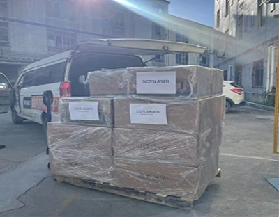 Levering op draagbare lasermachine