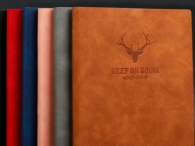PU notebook laser marking PU notebook laser marking