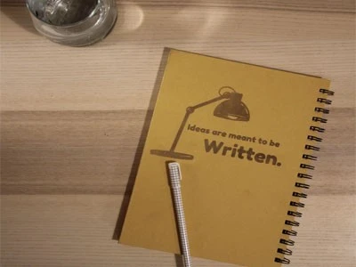 Customized notebook logo design Customized notebook logo design