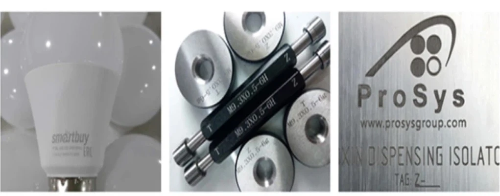 Stainless steel samples